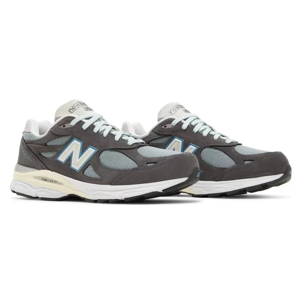 New Balance 990v3 MiUSA Kith Steel Blue
