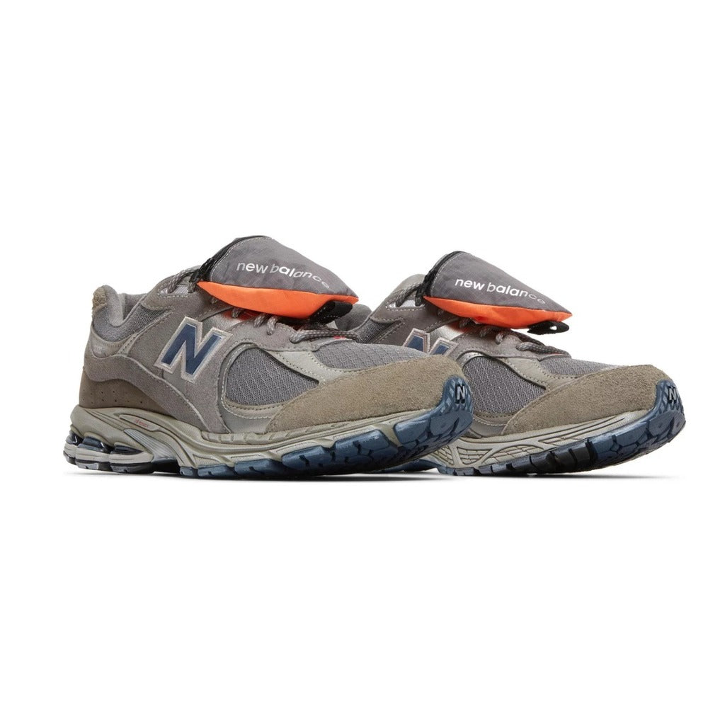 New Balance 2002R Grey Brown Pouch