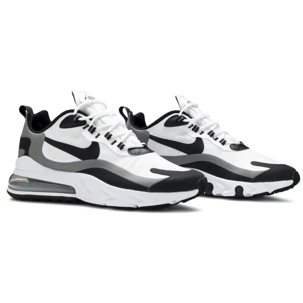 Nike Air Max 270 React White Black Metallic Pewter